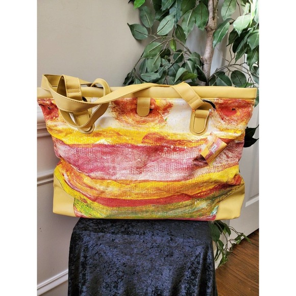 Flavia's Women's Multicolor Polyester Cross Body Stylish Overnight Bag - Picture 14 of 14